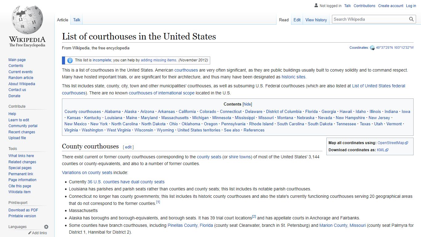 List of courthouses in the United States - Wikipedia